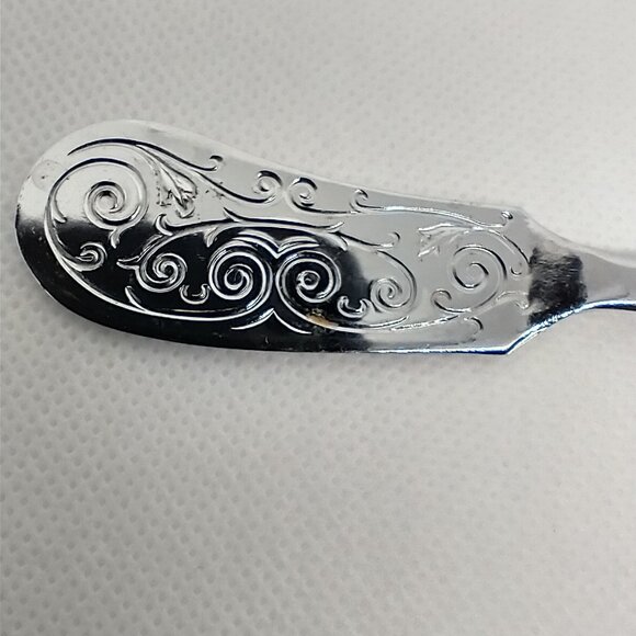 Sheffield England Chromium Plated Cheese/Butter Spreader Knife - Picture 5 of 9